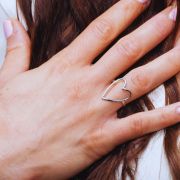 Aphrodite | Bague Cœur 🟡⚪️