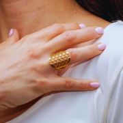 Nanaya | Bague Fleur de vie 🟡⚪️