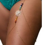 Bijou de cuisse Soleil et 7 Chakras