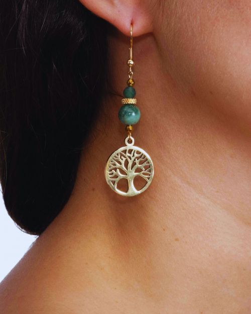 Aja | Boucles Arbre de Vie 🟡⚪️