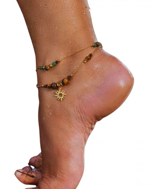 Thesan | Chaîne de cheville Soleil 🟡⚪️