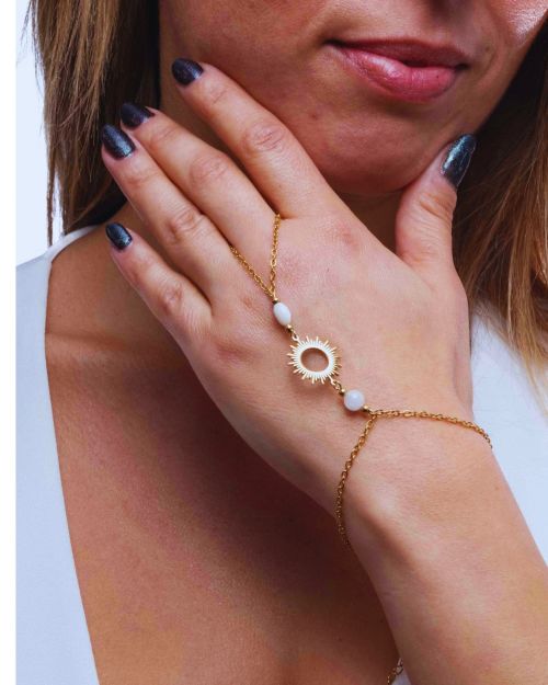 Saulé | Bijou de main Soleil