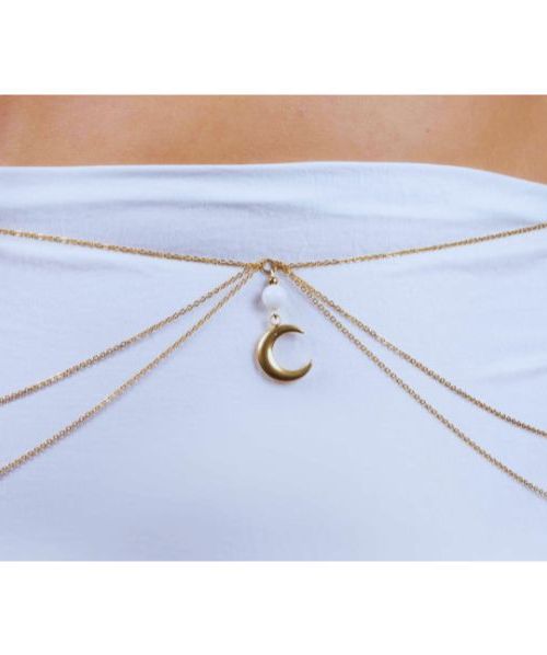 Ishtar | Bijou de taille triple chaîne 🟡⚪️