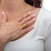 Rati | Bague Mandala 🟡⚪️