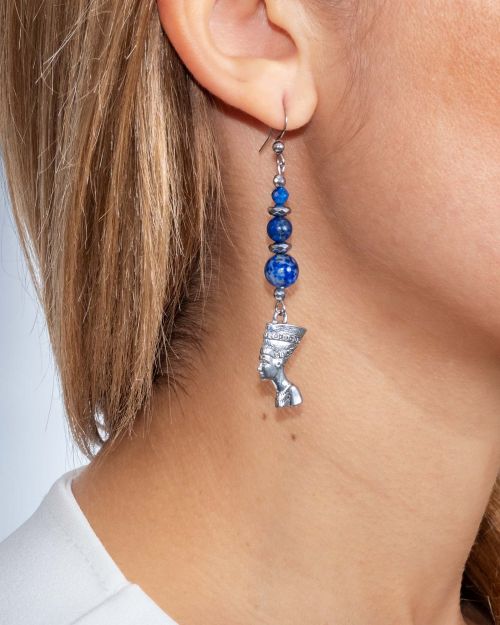 Néfertiti | Boucles d’oreilles ⚪️