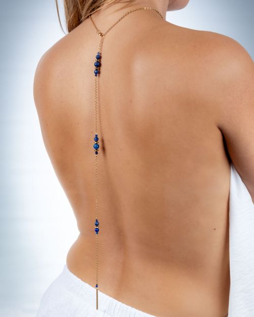 Callisto | Bijou de dos avec une chaîne 🟡⚪️