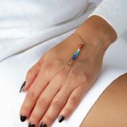 Parvati | Bijou de main 7 chakras 🟡⚪️