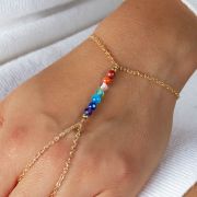 Parvati | Bijou de main 7 chakras 🟡⚪️