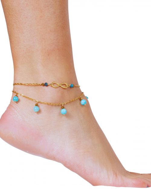 Shaushka | Chaîne de cheville     🟡⚪️