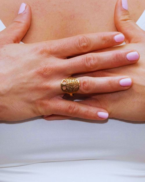 Gaïa | Bague Arbre de Vie 🟡⚪️