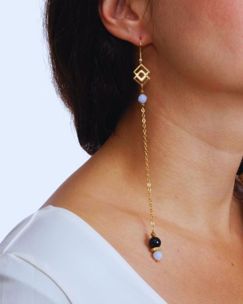 Ostara | Boucles d’oreilles 🟡⚪️