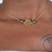 Syn | Bijou de dos avec une chaîne 🟡⚪️